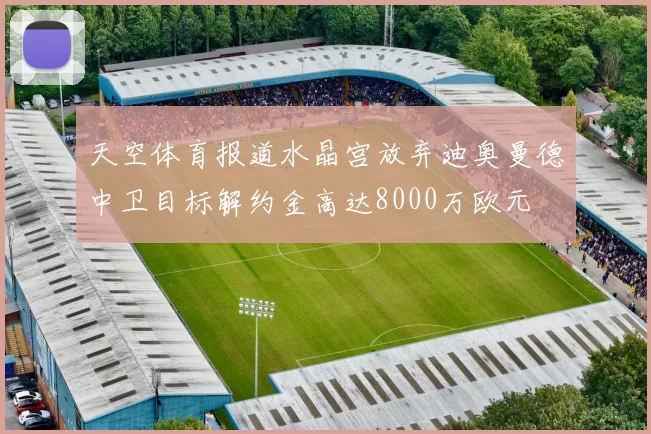 天空体育报道水晶宫放弃迪奥曼德中卫目标解约金高达8000万欧元